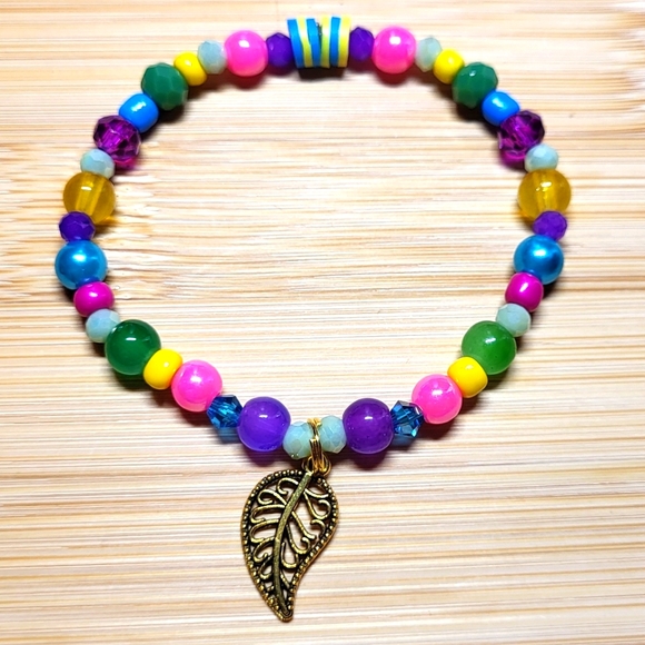 Set Of Three Stem Green Bracelets - Picture 3 of 5